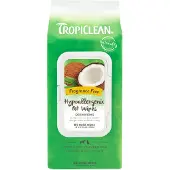 Tropiclean Hypo Allergenic Wipes - Vochtige Doekjes voor Honden - 100 stuks
