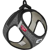 Curli Hondenharnas Air-Mesh Merino Sluiting Zwart XS (XS, Hond), Kraag + Leiband