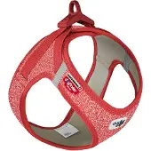 Curli Hondenharnas Air-Mesh Merino Sluiting Rood XS (XS, Hond, Hondensport), Kraag + Leiband