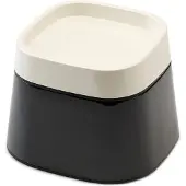 Savic ergo cube drinkbak creme / zwart 22x22x16 cm