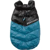 Fuzzyard South Harlem Jacket Marineblauw&Zwart - Hondenkleding - Size 6 59-62 Cm