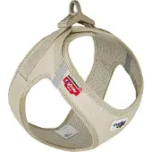 Curli Vest harnas Gesp Koord, lichtbruin maat S: 38,3-43,3 cm hond