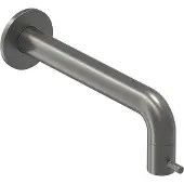 Ivy Aia Bond Fonteinkraan wandmodel 1/2"aansluiting, inkortbaar Geborsteld metal black PVD