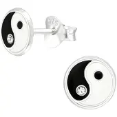 Montebello Ketting Yin Yang M - Unisex - 316L Staal - Chinees Teken - ?30 mm - 50 cm