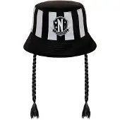 KARACTERMANIA Fisherman Braids Wednesday Beanie Zwart Man