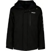 Oakley - Ski jassen - TNP TBT Insulated Jacket Black White Logo voor Unisex - Maat M - Zwart