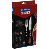 Tramontina Bestekset Jumbo Bruin (4-Delig)