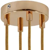 Creative Cables Krm574fraterm Metalen Cilindrische Lamp Plafondrozet Kit
