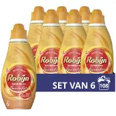 Robijn 6x Vloeibaar Wasmiddel Fleur En Fijn 18 Wasbeurten 720 Ml