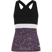 Santini Scia Pietra Sleeveless Jersey Zwart,Paars S Vrouw