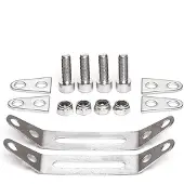 Tubus Clamp Set Montageset achterdrager voor seatstays zonder ogen (seatstays diameter 14 mm)