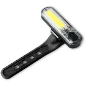 Eleven Rechargable Usb Cob Led 10 Chips Front Light Zilver