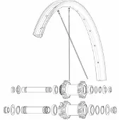 Mavic 110 Mm Eje Qrm Mtb 2019 Dcl Lagers