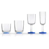 PLASTIMO - Wijn glas - Onbreekbaar Tritan - donker blauw - 1 stuks