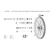 Zipp D-light J-bend External 3 Units Spoke Zwart 280 mm