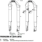 RockShox Screw Kit Closing Paragon Zwart