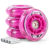 Sfr Skates 'LED' SKEELER WIELEN, ROZE