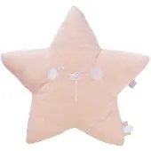 Saro decoratiekussen Wild Star polyester 34 cm zalmroze