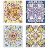 Janod - Les Ateliers Du Calme - Regenboog mandala's schilderen - Knutselset
