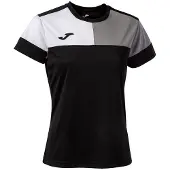 Joma Crew V T-shirt Met Korte Mouwen Zwart S Vrouw