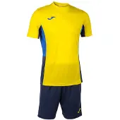 Joma Danubio Ii Sportset Geel-marine-koningsblauw