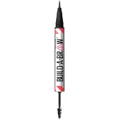 Maybelline - Build-a-Brow - Wenkbrauwpotlood/-gel - voor elk type wenkbrauw - creëert natuurlijke, vollere wenkbrauwen in slechts 2 stappen - Deep Brown