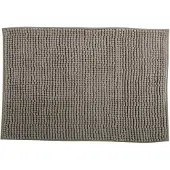 MSV Badkamerkleed/badmat voor op de vloer - beige - 60 x 90 cm - Microvezel - Badmatjes