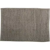 MSV Badkamerkleed/badmat voor op de vloer - beige - 40 x 60 cm - Microvezel - Badmatjes