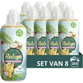 Robijn 8x Wasverzachter Kokos Sensation 33 Wasbeurten 825 Ml