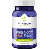 Vitakruid Multi Nacht Man Sport 100% Vegan 30