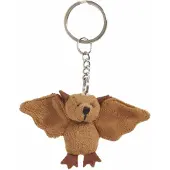 Nature Planet Vleermuis sleutelhanger knuffel 6 cm - Speelgoed dieren sleutelhangers