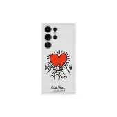 Samsung Galaxy S24 Ultra Keith Haring Suit Back Cover Transparant