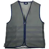 ABUS Kinderwaarschuwingsvest Lumino Urban Vest voor kinderen - volledig reflecterend veiligheidsvest voor betere zichtbaarheid 's nachts - met rits - maat L