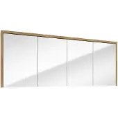 Fontana Basic spiegelkast 157cm met 4 deuren warm eiken