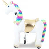 Vrooomy Unicorn Rijdend Speelgoed Regenboog (klein)