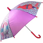 Trolls “Kinderparaplu – 38 cm – Manueel – Vrolijke Paraplu met Print – Regenaccessoire voor Meisjes – 3+ Jaar”