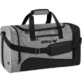 Erima Club 1900 2.0 (M) Sporttas Met Zijvakken - Zwart / Grey Melange | Maat: M