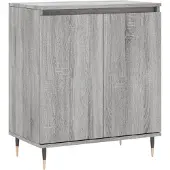 vidaXL Dressoir, grijs Sonoma, 60x35x70 cm, houtvezel