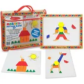 Melissa & Doug Magnetische Houten Patroonblokkenset
