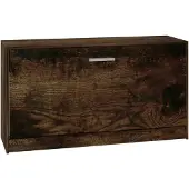 vidaXL Schoenenbank 80x24x45 cm bewerkt hout gerookt eiken