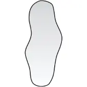 vidaXL Wandspiegel 100x45 cm zwart