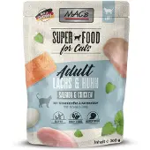 Mac'S 6x 300g Cat Pouch Zalm & Kip natvoer voor katten