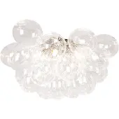 By Rydens Plafondlamp Gross, dimbaar, helder / transparant, Woon-/ Eetkamer, Glas, plafondlamp