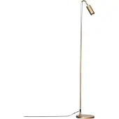 By Rydens Vloerlamp Curve, messing / goud, Woon-/ Eetkamer, metaal, Modern, vloerlamp