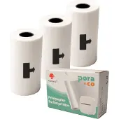 Pora&co Stickerpapier voor Mini Fotoprinter, 3 rollen