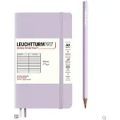 Leuchtturm Lilac, Pocket (A6), 187 p., ruled