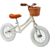 Baghera - Loopfiets Beige met helm
