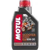 Motul Scooter Power 4T 10W30 MB Motorolie 1 liter Maat