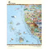 Awesome Maps West Coast Map Poster