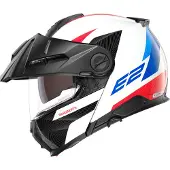 Schuberth E2 Defender Wit Blauw Systeemhelm Maat XS